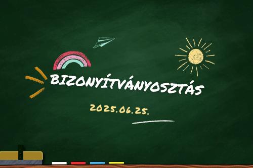 Bizonyítványosztás