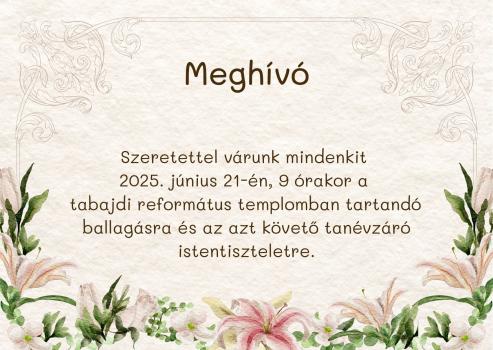 Meghívó