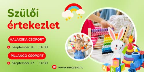 Szülői értekezlet az óvodában