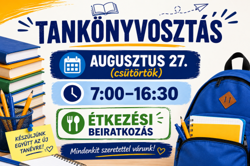 tankönyvosztás kép