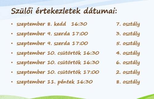 szülőik dátumai