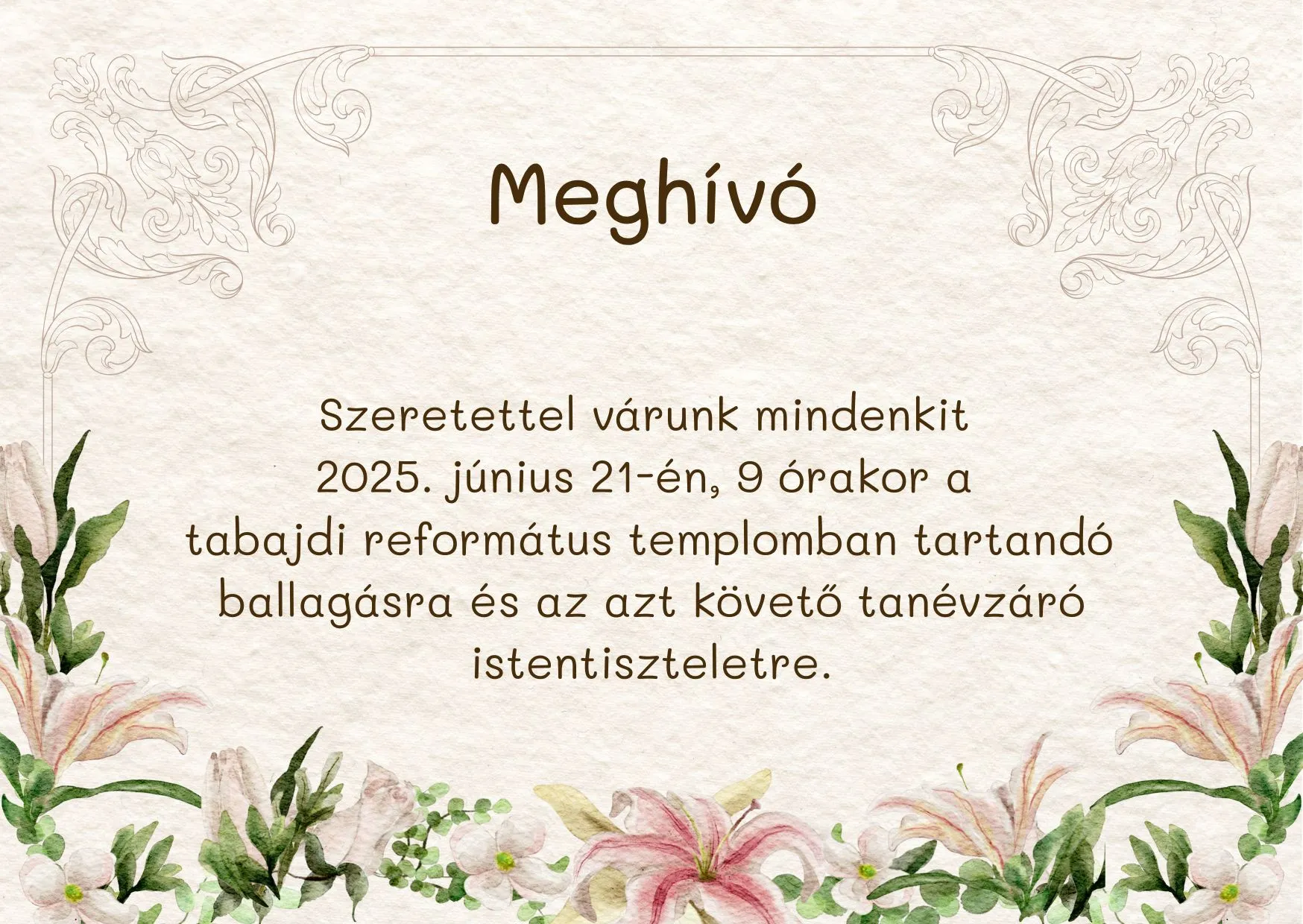 Meghívó