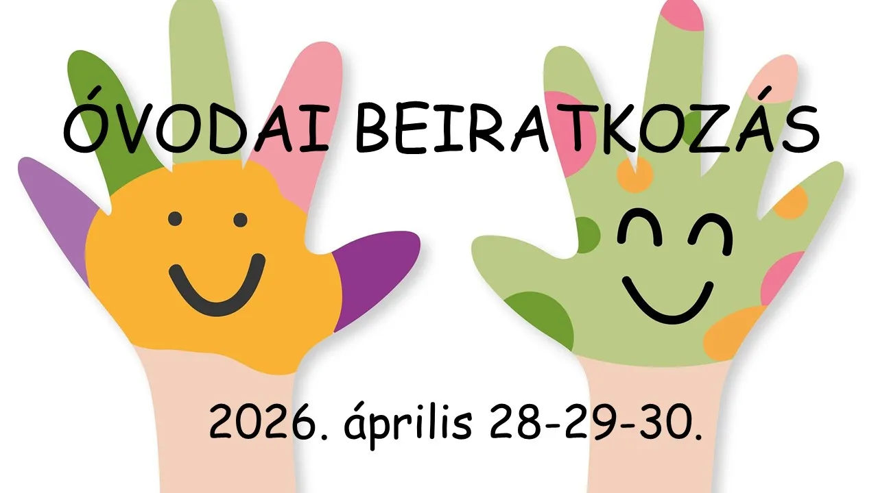 óvodai beiratkozás