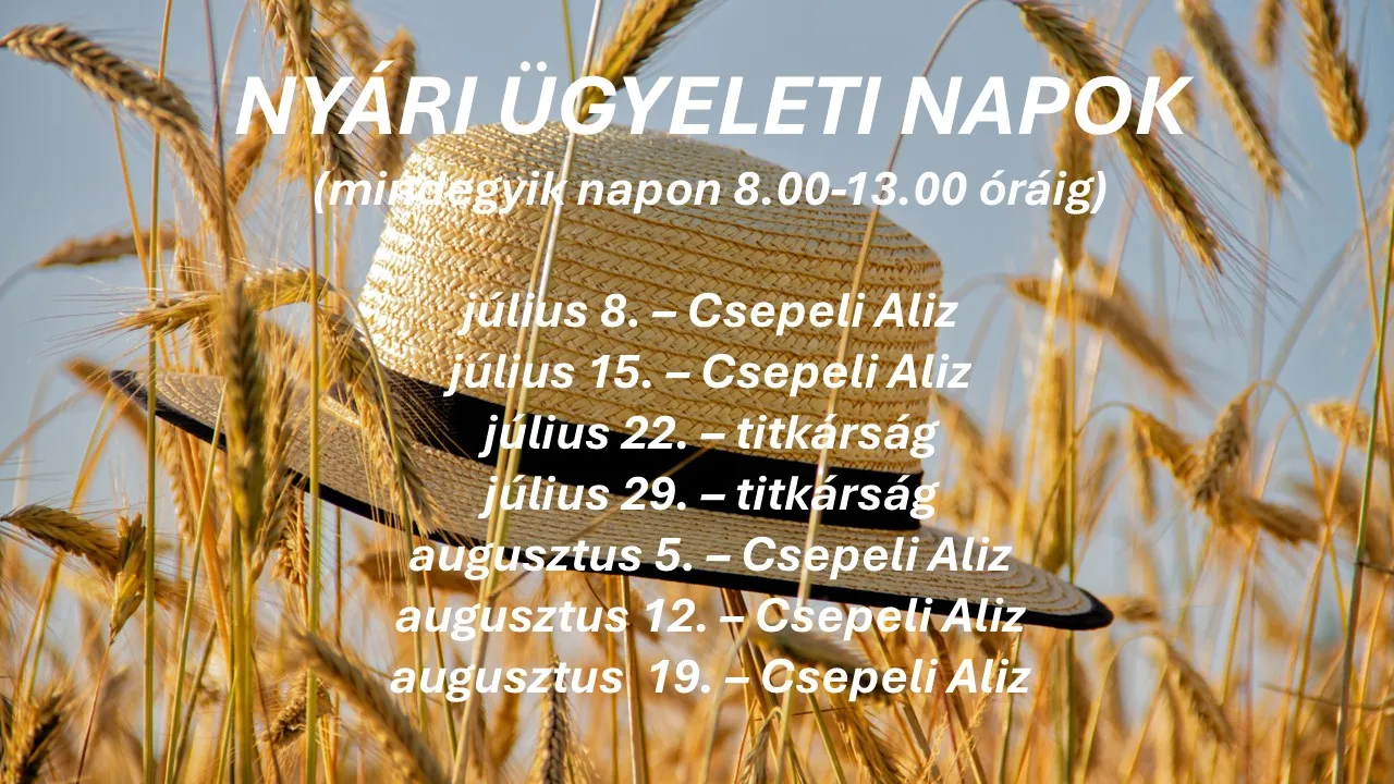 ügyeleti napok